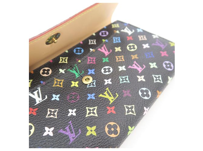 Louis Vuitton Sarah Wallet Long Wallet Schwarz Multicolor Monogram - Ansicht 11