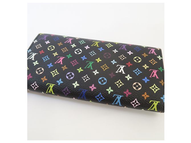 Louis Vuitton Sarah Wallet Long Wallet Schwarz Multicolor Monogram - Ansicht 12