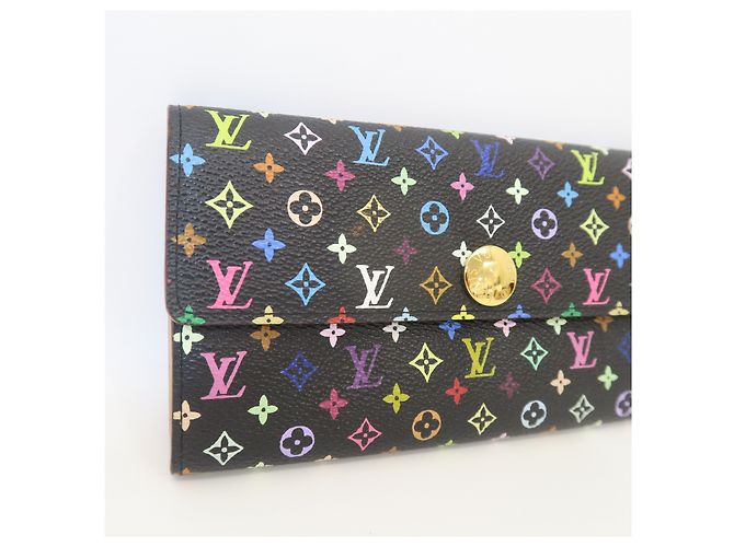 Louis Vuitton Sarah Wallet Long Wallet Schwarz Multicolor Monogram - Ansicht 2