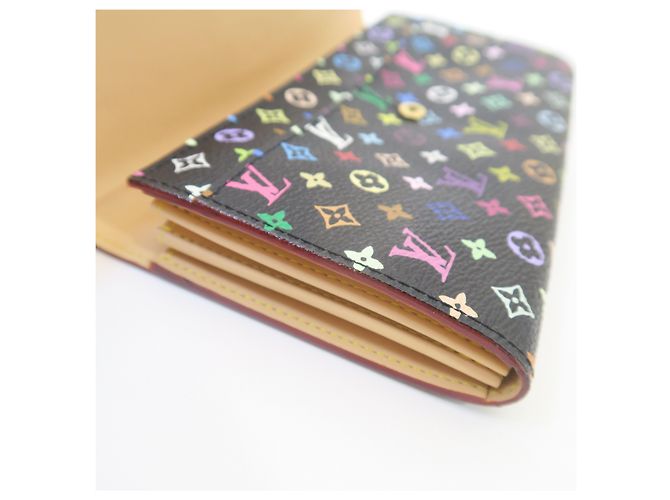 Louis Vuitton Sarah Wallet Long Wallet Schwarz Multicolor Monogram - Ansicht 5