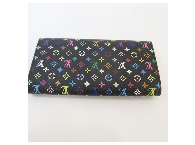Louis Vuitton Sarah Wallet Long Wallet Schwarz Multicolor Monogram - Ansicht 6