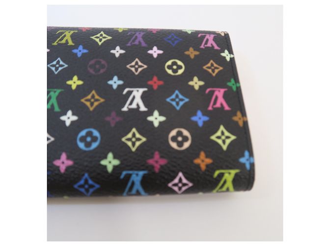 Louis Vuitton Sarah Wallet Long Wallet Schwarz Multicolor Monogram - Ansicht 7
