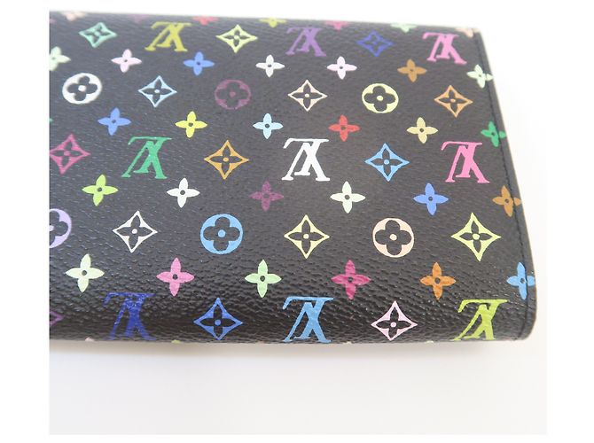 Louis Vuitton Sarah Wallet Long Wallet Schwarz Multicolor Monogram - Ansicht 8