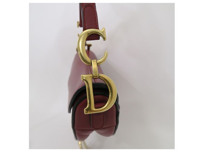 Dior Mini Saddle Bag Burgundy - Ansicht 3