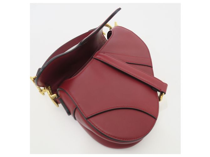 Dior Mini Saddle Bag Burgundy - Ansicht 6
