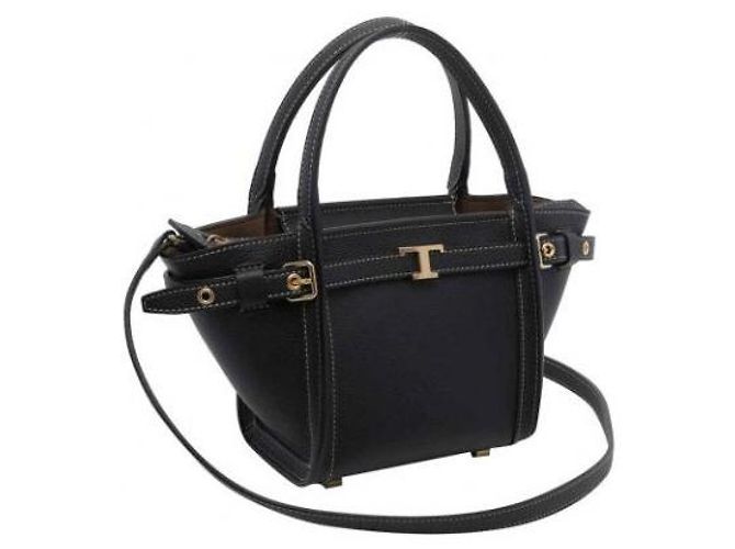 Borsa Tote Tod's in pelle nera - vista 4