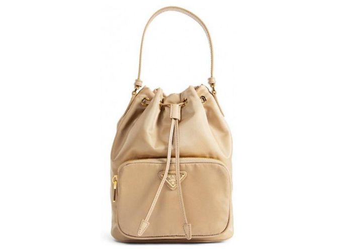 Prada Borsa a secchiello Duet Nylon - vista 5