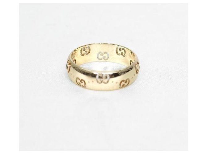 Gucci Anello sottile GG Icon in oro giallo - vista 4