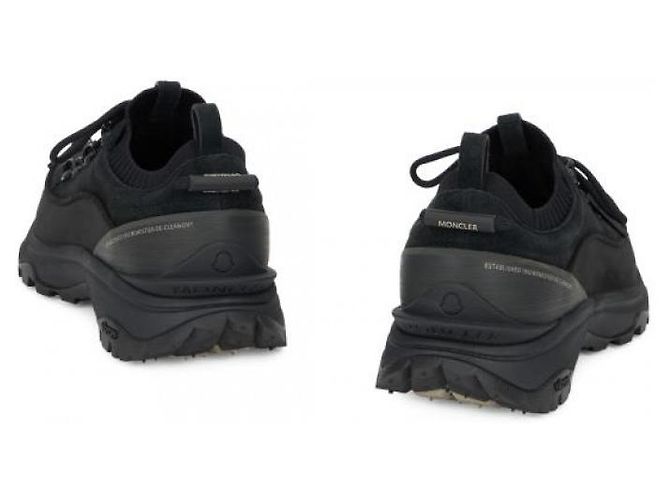 Moncler Sneakers Trailgrip in nubuck e camoscio - vista 7