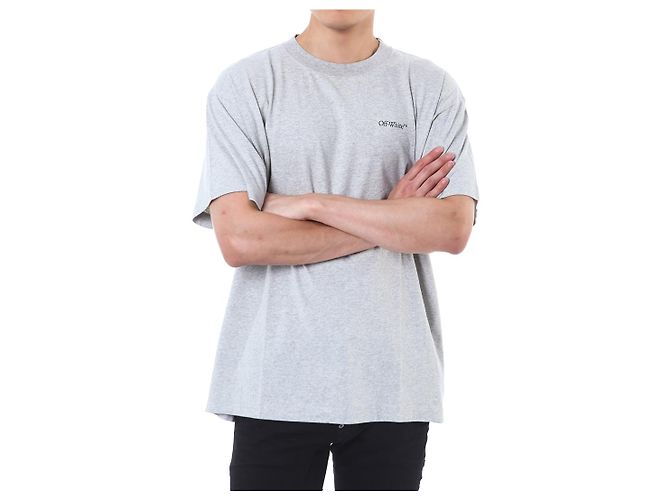 Off White Gradient Arrow T-Shirt mit kurzen Ärmeln - Ansicht 3