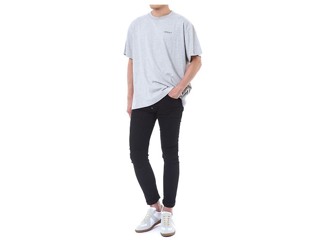 Off White Gradient Arrow T-Shirt mit kurzen Ärmeln - Ansicht 4