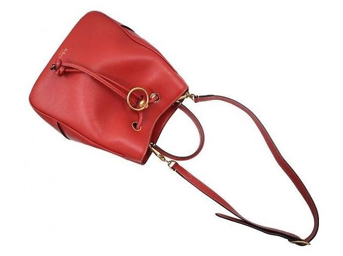 Mulberry Picca borsa bucket Hamstead in vitello Hibiscus Red - vista 5