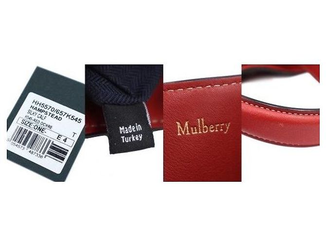 Mulberry Picca borsa bucket Hamstead in vitello Hibiscus Red - vista 7