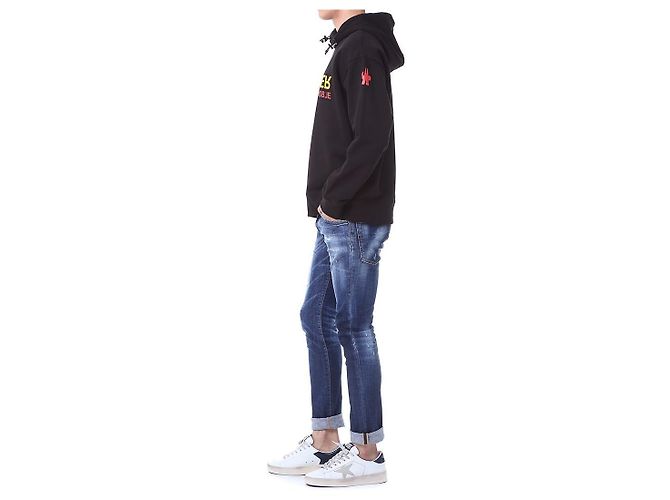 Moncler Grenoble Logo Patch Fleece Hoodie - Ansicht 12