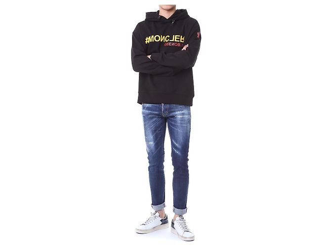 Moncler Grenoble Logo Patch Fleece Hoodie - Ansicht 5