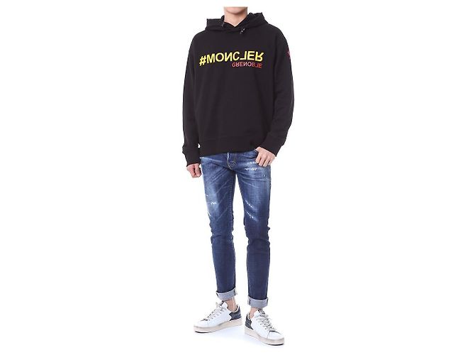 Moncler Grenoble Logo Patch Fleece Hoodie - Ansicht 6