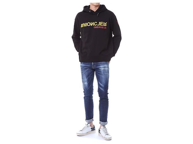 Moncler Grenoble Logo Patch Fleece Hoodie - Ansicht 7