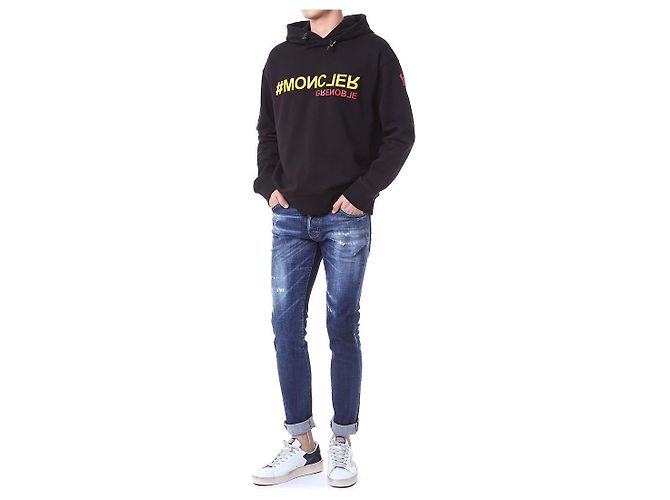 Moncler Grenoble Logo Patch Fleece Hoodie - Ansicht 8
