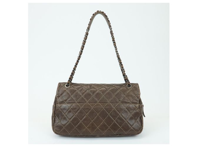 Chanel Easy Flap Quilted Caviar Jumbo - vista 2