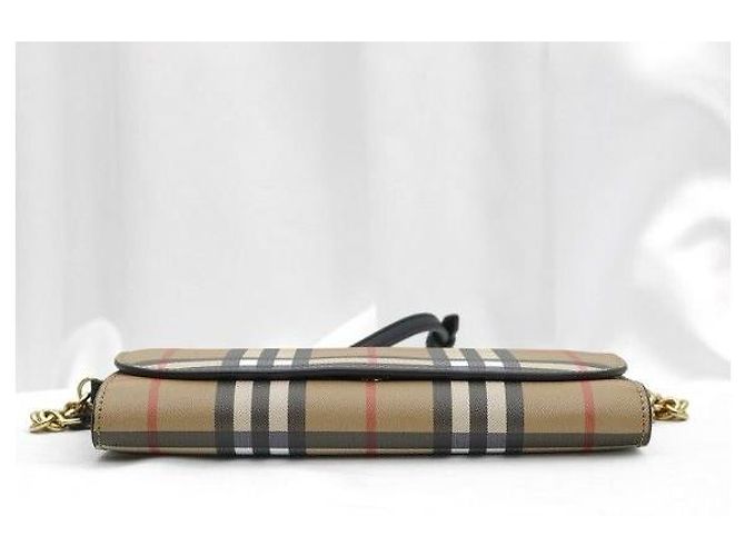 Burberry Borsa a tracolla Haymarket Check Henry Chain Wallet - vista 6