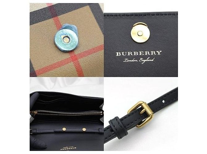 Burberry Borsa a tracolla Haymarket Check Henry Chain Wallet - vista 7