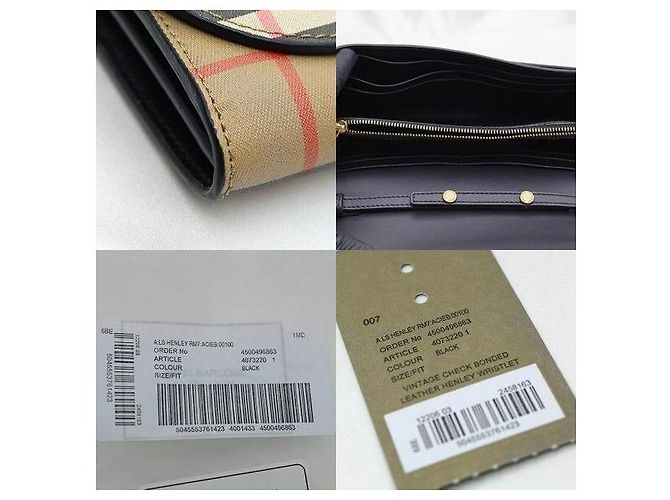 Burberry Borsa a tracolla Haymarket Check Henry Chain Wallet - vista 8