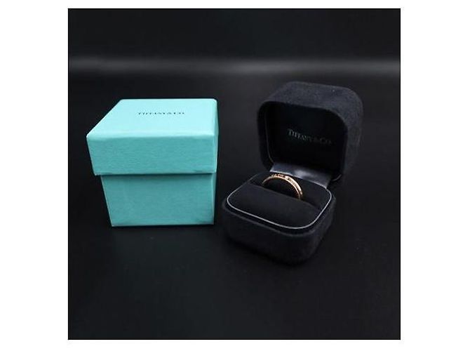 Tiffany & Co Anello sottile in oro rosa e diamanti Misura - vista 2