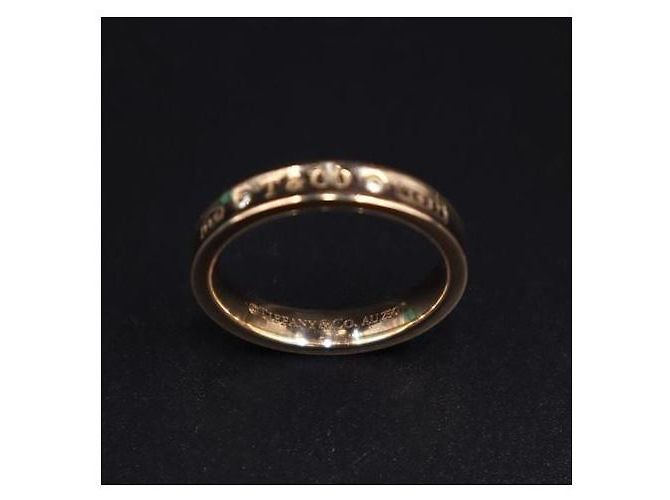 Tiffany & Co Anello sottile in oro rosa e diamanti Misura - vista 3
