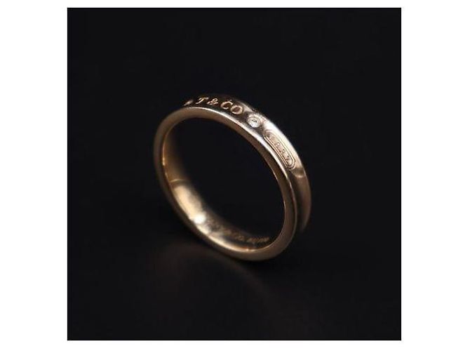 Tiffany & Co Anello sottile in oro rosa e diamanti Misura - vista 5