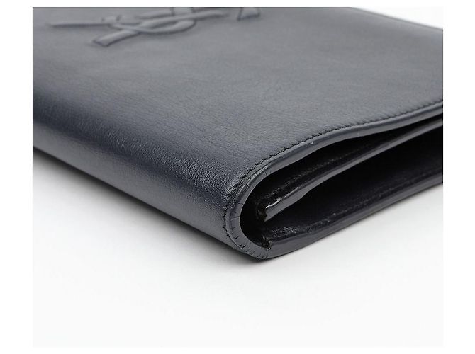 Autre Marque Pochette en cuir bleu marine foncé - vue 10