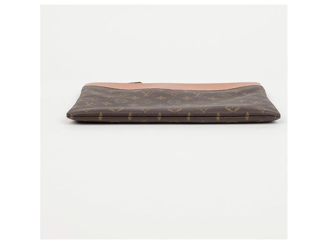 Louis Vuitton Daily Pouch Braun Beschichtetes Canvas - Ansicht 5