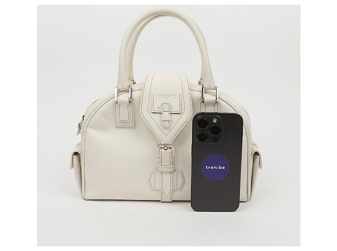 Loewe Traveler Bowling Tote Bag Weiß - Ansicht 15