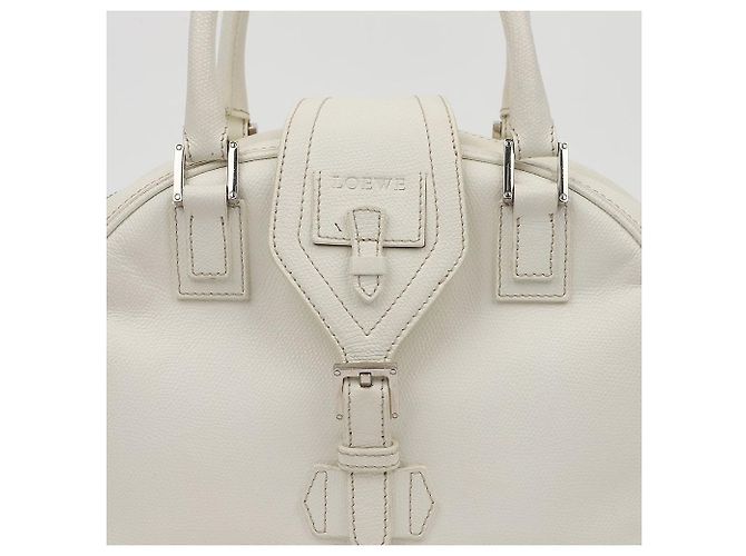 Loewe Traveler Bowling Tote Bag Weiß - Ansicht 2