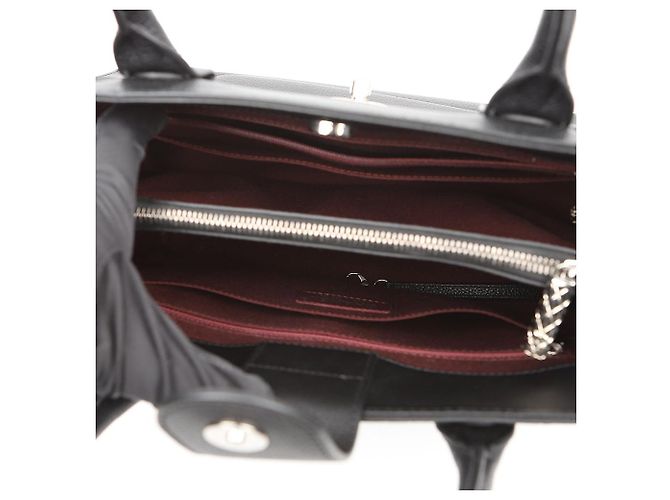 Chanel Medium Executive Neo New Surf Tote Bag Black Silver - Ansicht 12