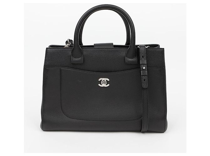 Chanel Medium Executive Neo New Surf Tote Bag Black Silver - Ansicht 2