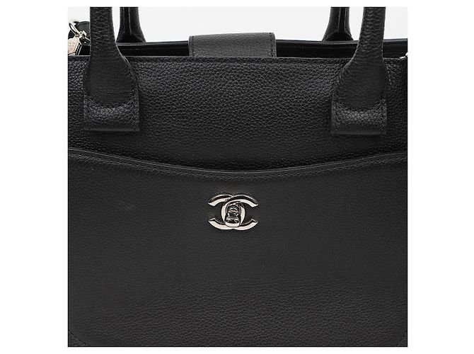 Chanel Medium Executive Neo New Surf Tote Bag Black Silver - Ansicht 3