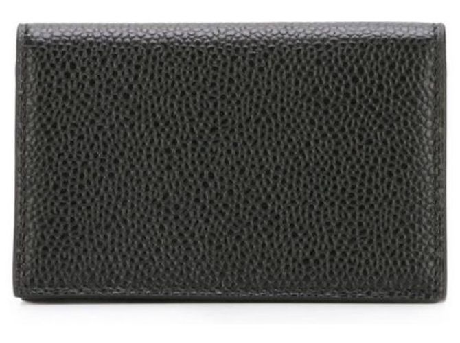 Thom Browne Tarjetero de piel granulada Pebble - vista 4