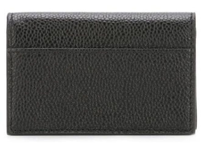 Thom Browne Tarjetero de piel granulada Pebble - vista 5