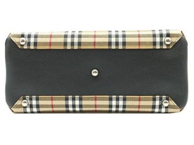 Burberry Borsa Tote Medium Vintage Check Banner - vista 4