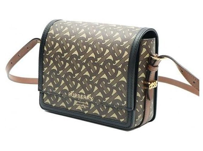 Burberry Borsa a tracolla Monogram Canvas - vista 3