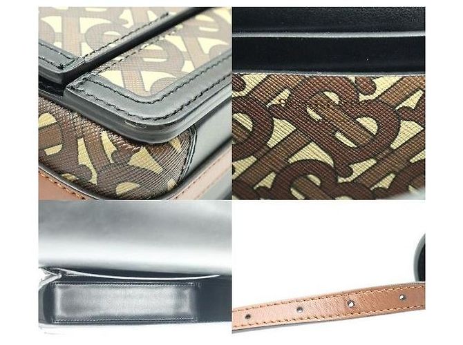 Burberry Borsa a tracolla Monogram Canvas - vista 7