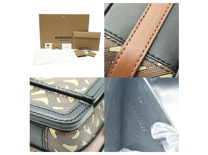 Burberry Borsa a tracolla Monogram Canvas - vista 8