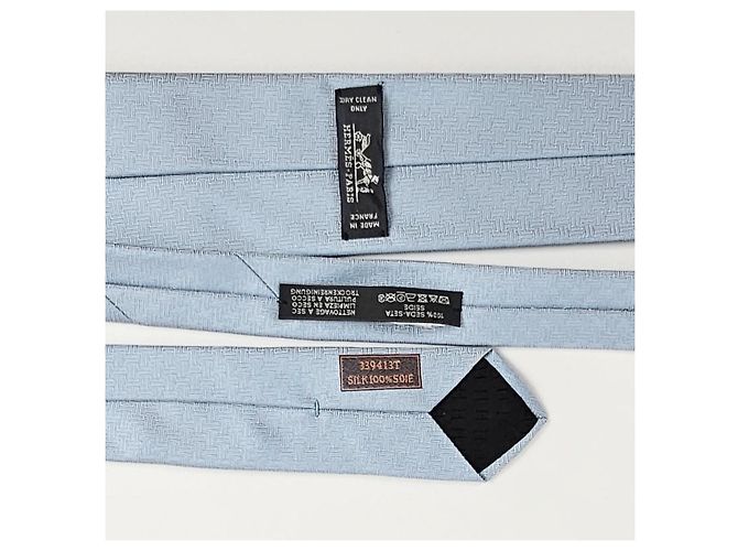 Hermès Cravatta in seta da uomo Une Terre Silk - vista 10