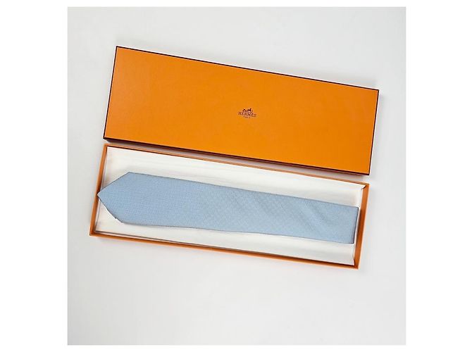 Hermès Cravatta in seta da uomo Une Terre Silk - vista 11