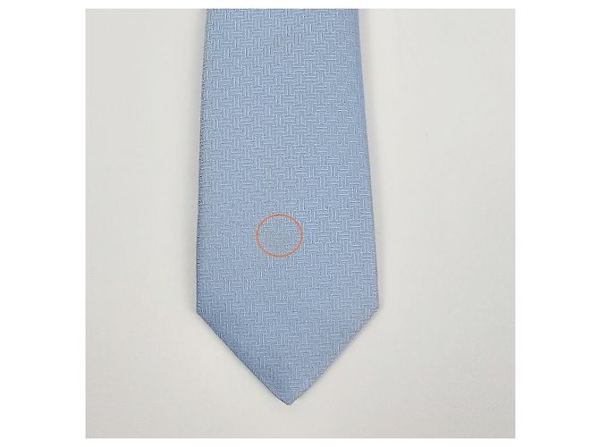 Hermès Cravatta in seta da uomo Une Terre Silk - vista 4