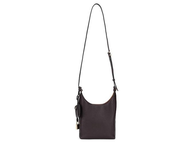 Borsa a secchiello Miu Miu in pelle marrone - vista 7