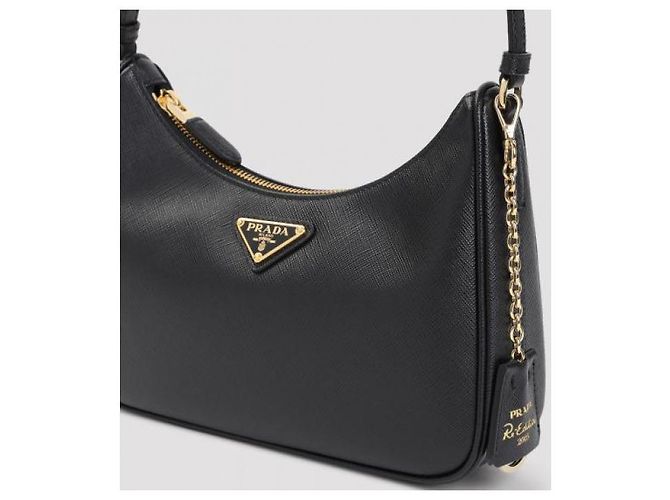 Prada Mini Borsa Reedition in pelle Saffiano - vista 7