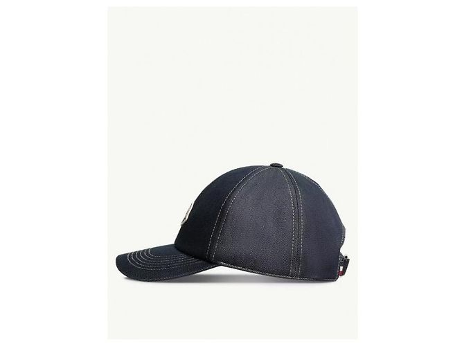 Cappellino baseball Moncler in denim blu - vista 6