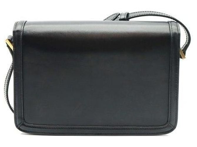 Autre Marque Borsa a tracolla Medium Solferino in pelle di vitello liscia nera Monogram - vista 4