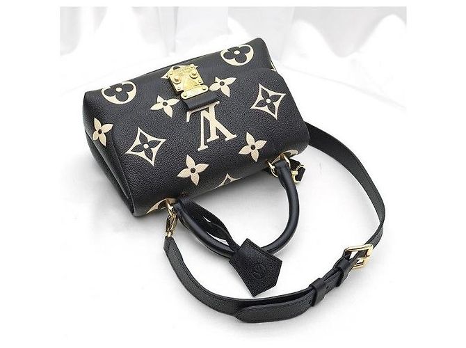 Louis Vuitton Black Beige Monogram Empreinte Madeleine BB - Ansicht 5